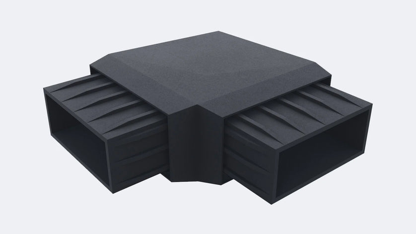 Corner Fixed Top Rail Connector (Plastic)