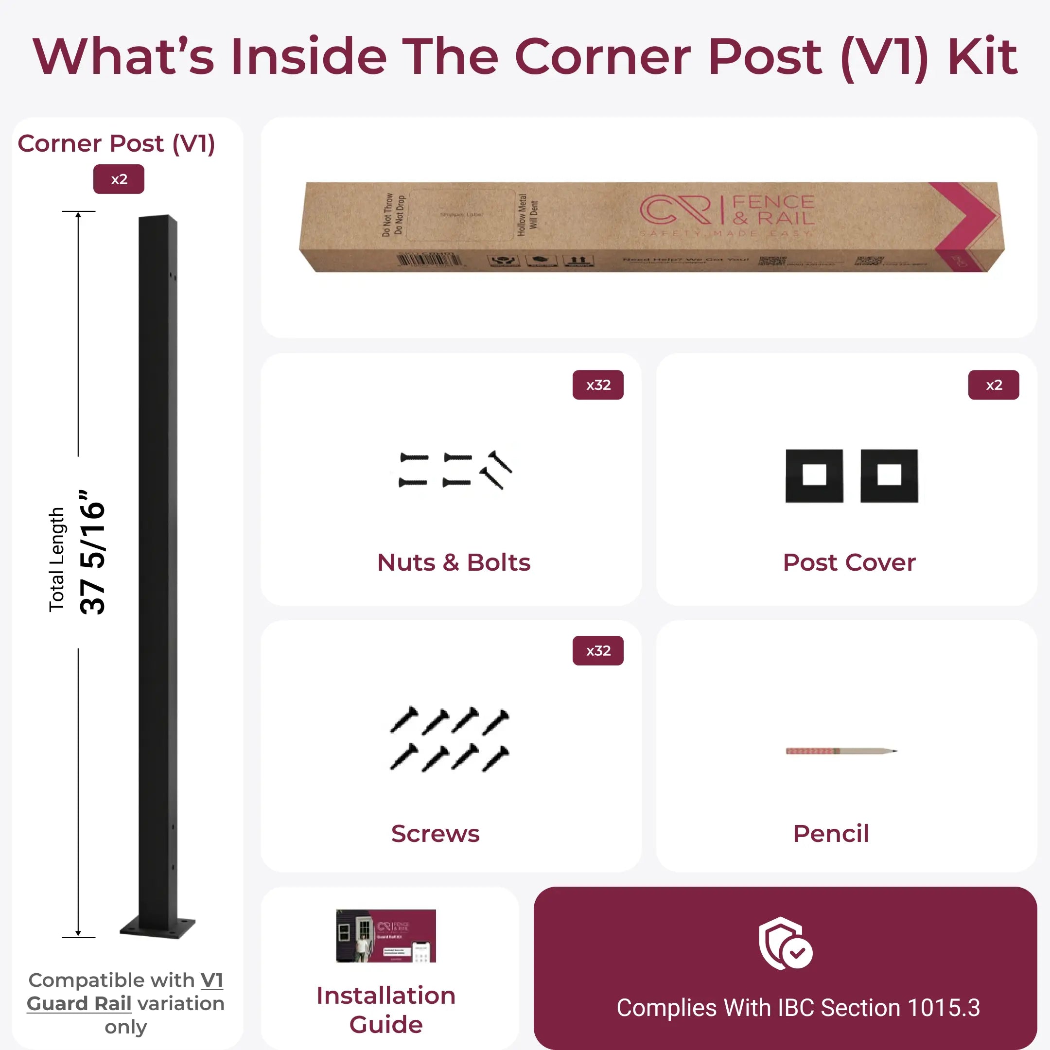 1 Corner Post (V1) - 36