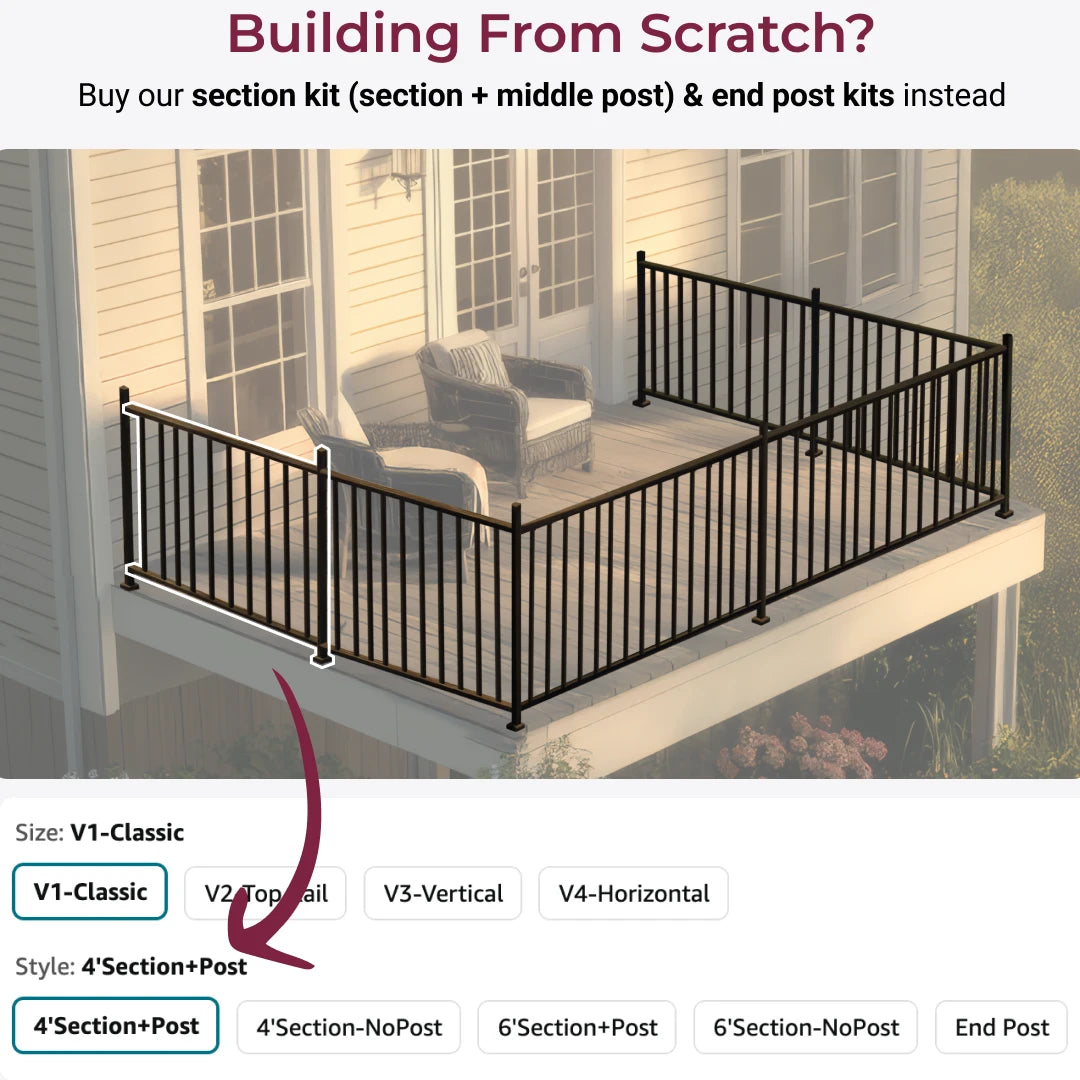 6' Section - No Post (V1)